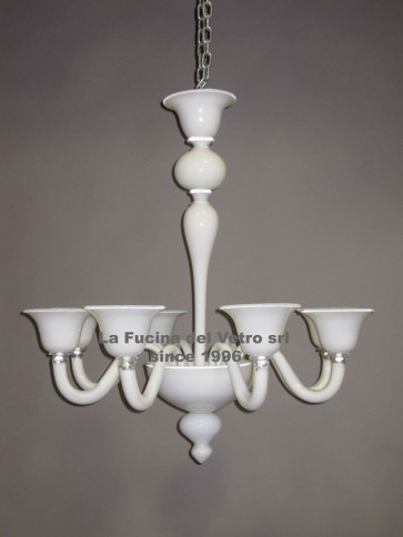  "MODERN PASTORAL COLORED SMOOTH VERS.2" Murano glass chandelier