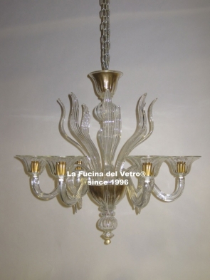 "SPEARS" Murano glass chandelier