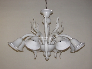 "SPEARS LIGHT DOWN COLORED" Murano glass chandelier