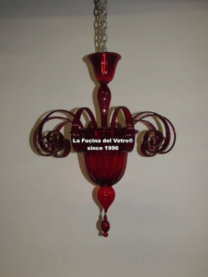"PASTORAL COLORED" Murano glass ceiling light