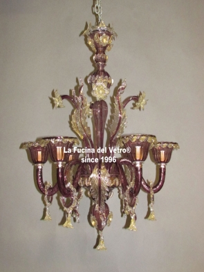 Murano glass chandelier "PRIDE" 